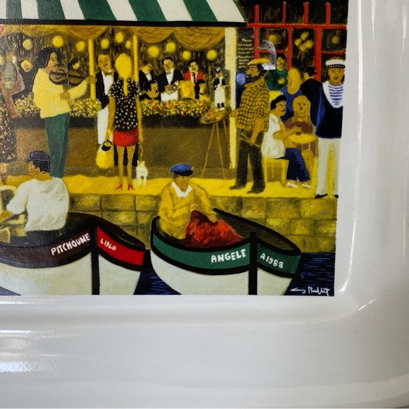 Guy Buffet Collection California Pantry Small Cheese Cracker Platter Plate 2003 - Picture 11 of 16